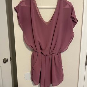 Lilac Romper Dee Elle